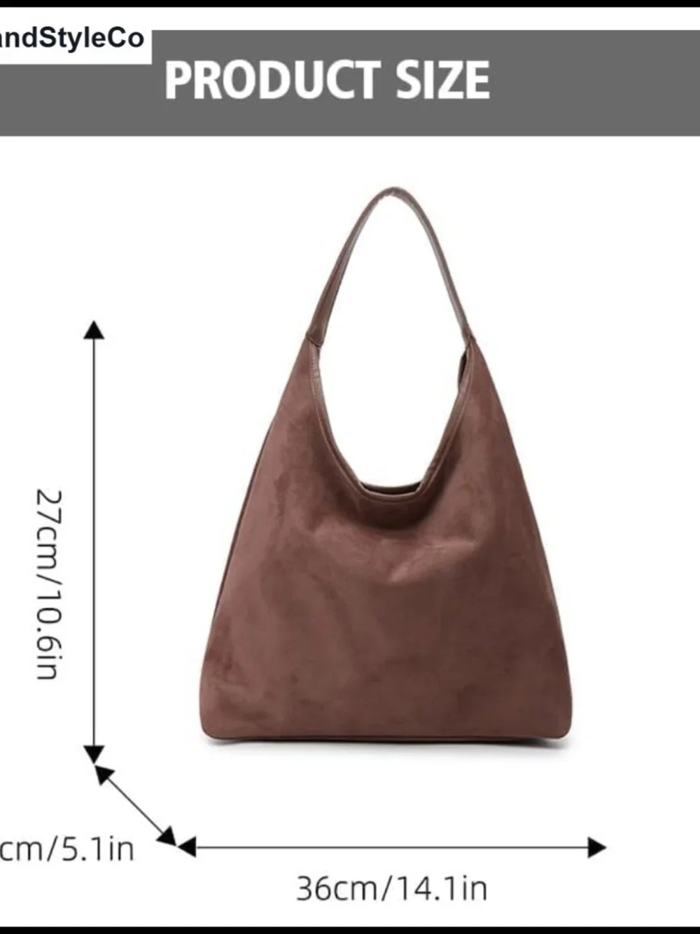 MAOILY Women's Faux Suede Tote Bag Large Capacity Magnetic Closure Shoulder